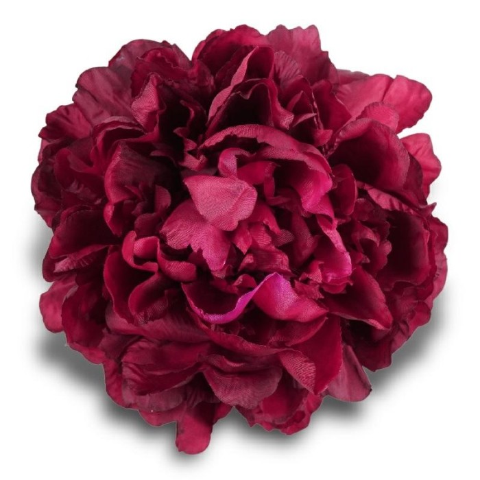 PEONY HEAD PICK BORDEAUX